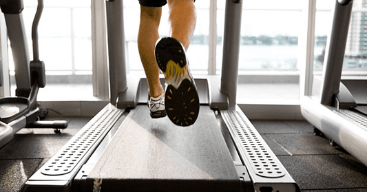 treadmill workout with itbandz knee brace